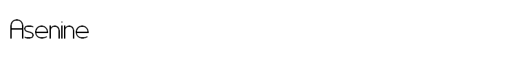 Asenine