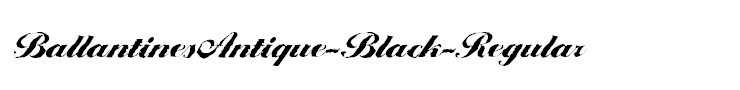 BallantinesAntique-Black-Regular