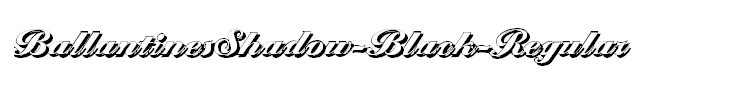 BallantinesShadow-Black-Regular