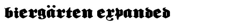 Biergärten Expanded