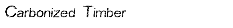 Carbonized Timber
