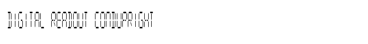 Digital Readout CondUpright