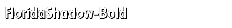 FloridaShadow-Bold