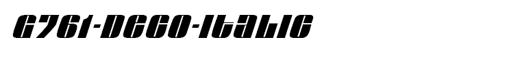 G761-Deco-Italic