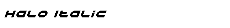 Halo Italic