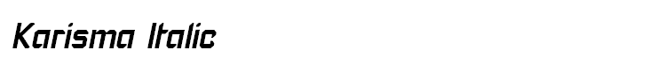 Karisma Italic