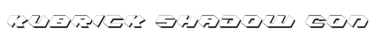 Kubrick Shadow Condensed