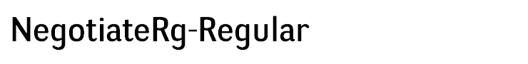 NegotiateRg-Regular