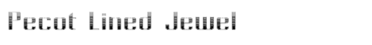 Pecot Lined Jewel