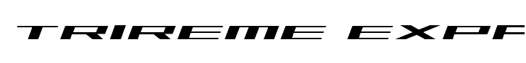 Trireme Expanded Italic