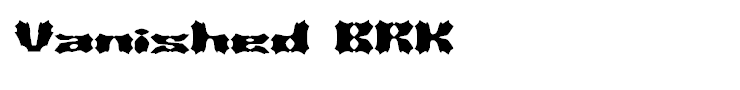 Vanished BRK