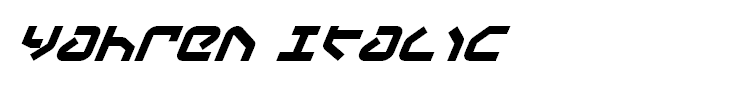 Yahren Italic