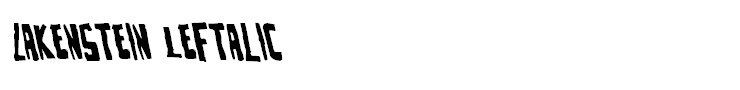 Zakenstein Leftalic